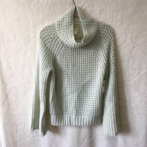 Anthropologie Sweaters - Anthropologie Maeve Mint Bell-Sleeve Sweater